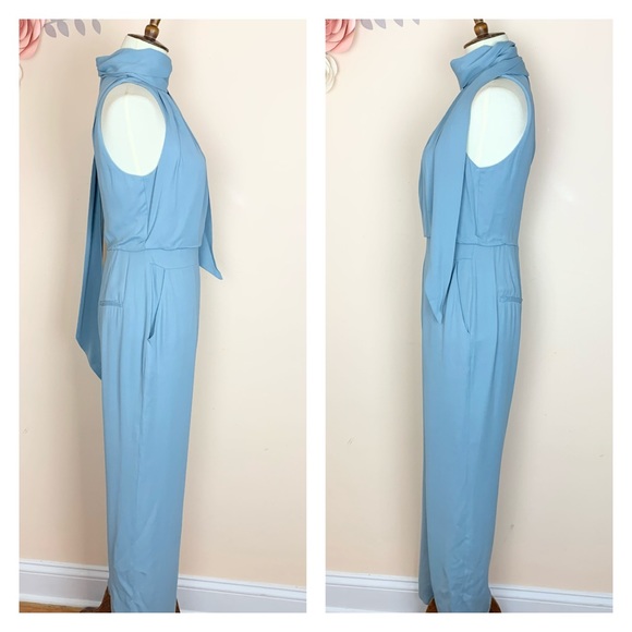 New! REISS Adele Bow Sleeveless Jumpsuit - Picture 14 of 16